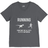 running, we all need a little motivation V-Neck Tee