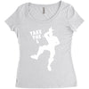 fortnite take the L Women's Triblend Scoop T-shirt