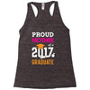Class of 2017 Proud Mother Graduation Racerback Tank