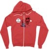 unicorn spidey Zipper Hoodie