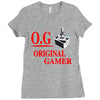 old school gamer Ladies Fitted T-Shirt