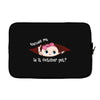 October Peeking Out Baby Girl Laptop sleeve
