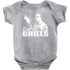 bear grills  funny Baby Onesie
