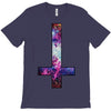 inverted galaxy cross funny  religion banter space fashion new T-Shirt