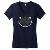 i smile 'cause brother Women's V-Neck T-Shirt