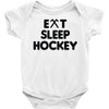 eat sleeo hockey Baby Onesie