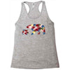 mama bear baby bear floral Racerback Tank