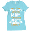 Super Cool Mom Of A Freaking Awesome Granddaughter Ladies Fitted T-Shirt