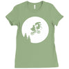 moon alien predator Ladies Fitted T-Shirt