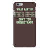 what part of binary code don't you understand iPhone 6/6s Plus Case