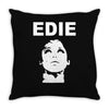 edie sedgwick retro Throw Pillow