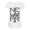 neyma black logo Maternity Scoop Neck T-shirt