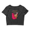 hi quality frenchie Crop Top