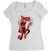 deadpool time Women's Triblend Scoop T-shirt