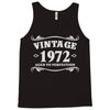 vintage 1972 aged to perfection Tank Top