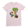 part time job   coconut farm Ladies Fitted T-Shirt