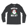 where my ho's at   christmas santa Long Sleeve Shirts