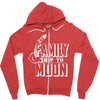 Family Trip To Moon Zipper Hoodie
