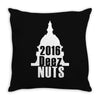 deez nuts for president 2016 Throw Pillow