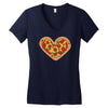 pizza lover Women's V-Neck T-Shirt
