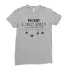 merry christmas and happy new year Ladies Fitted T-Shirt
