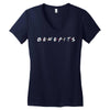 Benefits Friends Women's V-Neck T-Shirt