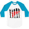 red running hood 3/4 Sleeve Shirt