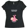Estimated Delivery September Baby Girl Women's Triblend Scoop T-shirt