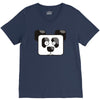 panda pixel V-Neck Tee