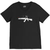 banksy style ak47 art   funny V-Neck Tee