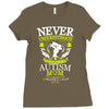 THE POWER OF AN AUTISM MOM Ladies Fitted T-Shirt