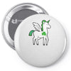 irish unicorn Pin-back button