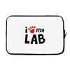 i love my lab labrador Laptop sleeve