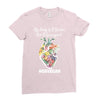 my body is a garden, not a graveyard black Ladies Fitted T-Shirt