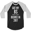 bs degree funny graduation 3/4 Sleeve Shirt