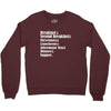 hobbit meals Crewneck Sweatshirt