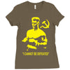 rocky 4 ivan drago homage Ladies Fitted T-Shirt