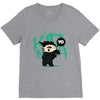 mo hawk ninja V-Neck Tee