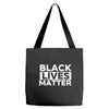 black lives matter Tote Bags