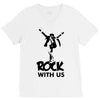 rock V-Neck Tee
