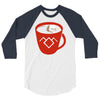 black coffee 3/4 Sleeve Shirt
