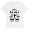 I Am One Blessed Pop Pop V-Neck Tee