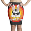 too hip to hop   bunny easter Pencil Skirts