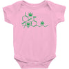 thc pot leaf molecule Baby Onesie