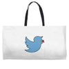 boy bird Weekender Totes