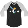mighty hero atop a chicken 3/4 Sleeve Shirt