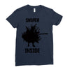fortnite sniper inside Ladies Fitted T-Shirt