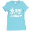 leave it to beaner Ladies Fitted T-Shirt