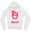 instinct attention gorilla beast Zipper Hoodie