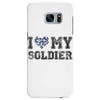 i love my soldier navy camouflage Samsung Galaxy S7 Edge Case